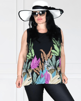 Топ - Потник - Топ SAVANA - Черен - Muudsfashion